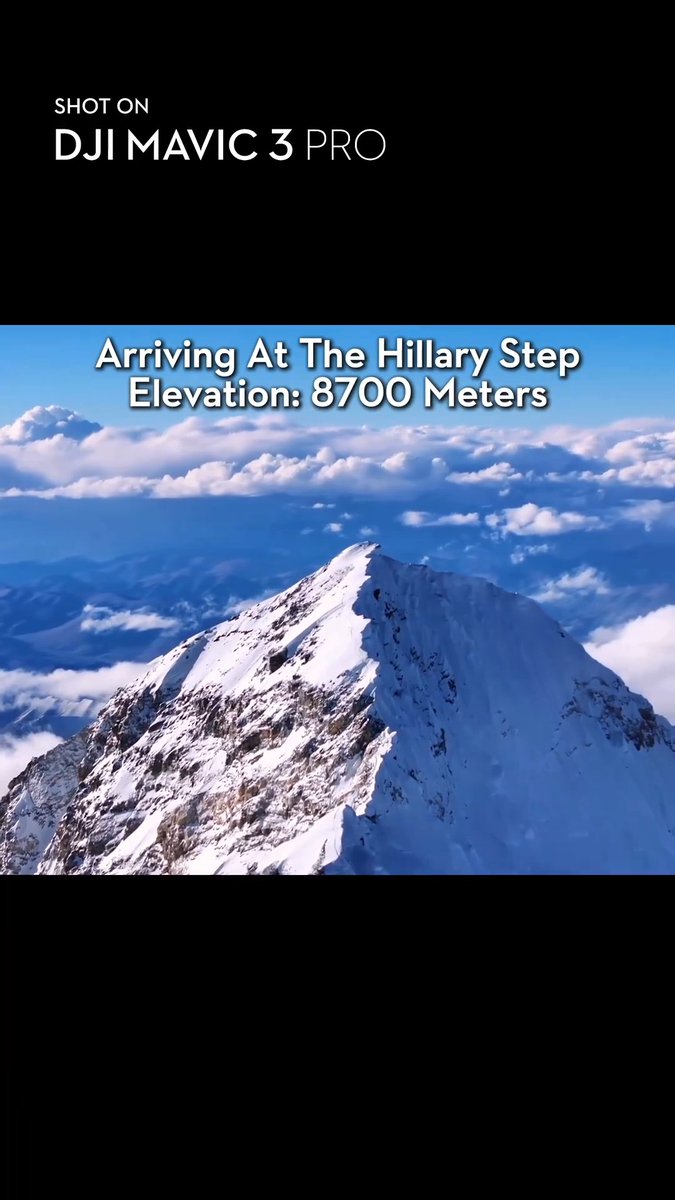 🏔️ Experience Mount Everest at 29,000 Feet with the DJI Mavic 3 Pro. 🎬 Liulang Cookies #mounteverest #djimavic3pro
