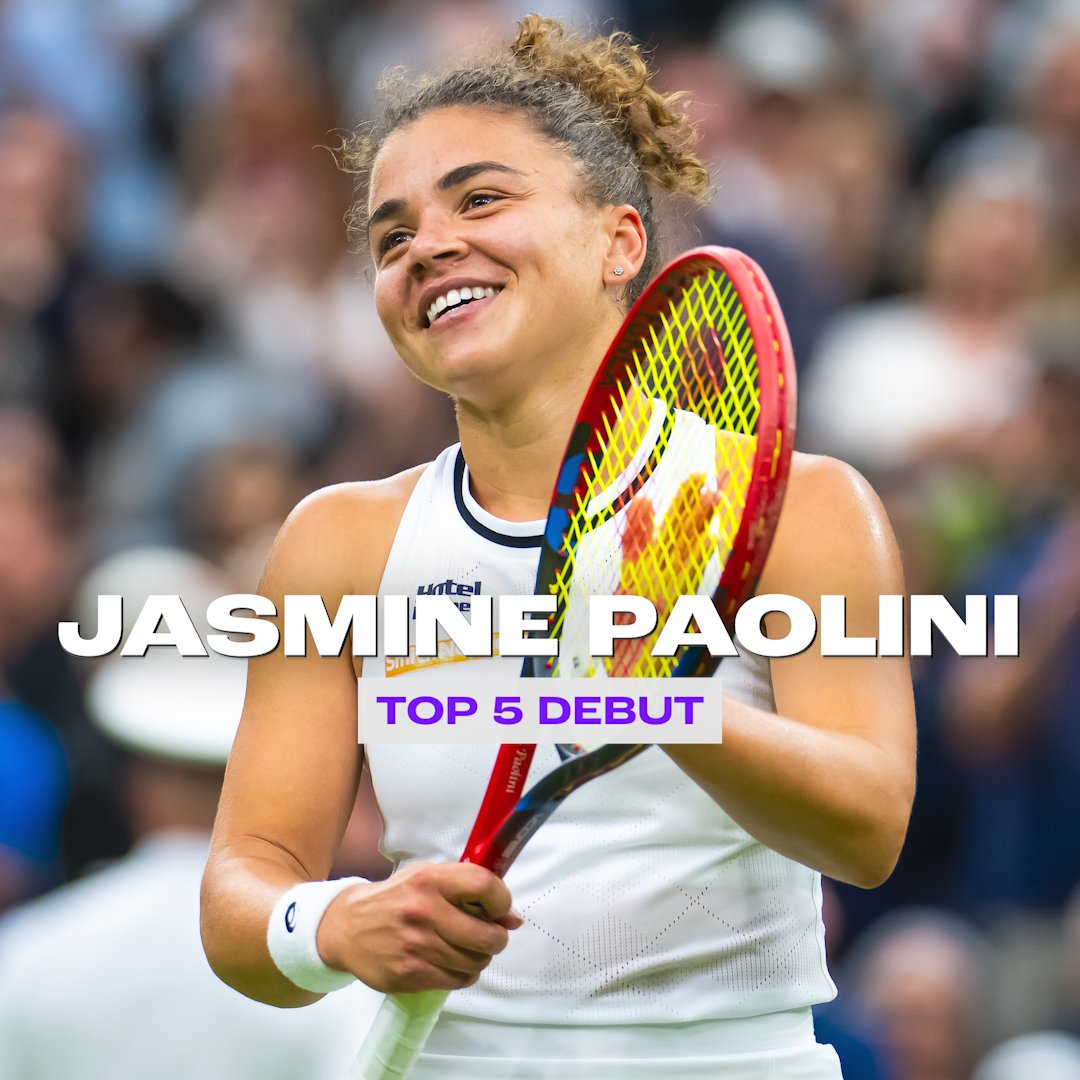 ✅ Back-to-back Grand Slam final runs 📈 Up to No.3 in this year's PIF Race to the WTA Finals Top 5 debut for Wimbledon finalist Jasmine Paolini confirmed!