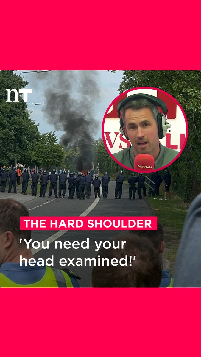 'You need your head examined!' @KieranCuddihy doesn't hold back on the Coolock protests The Hard Shoulder
