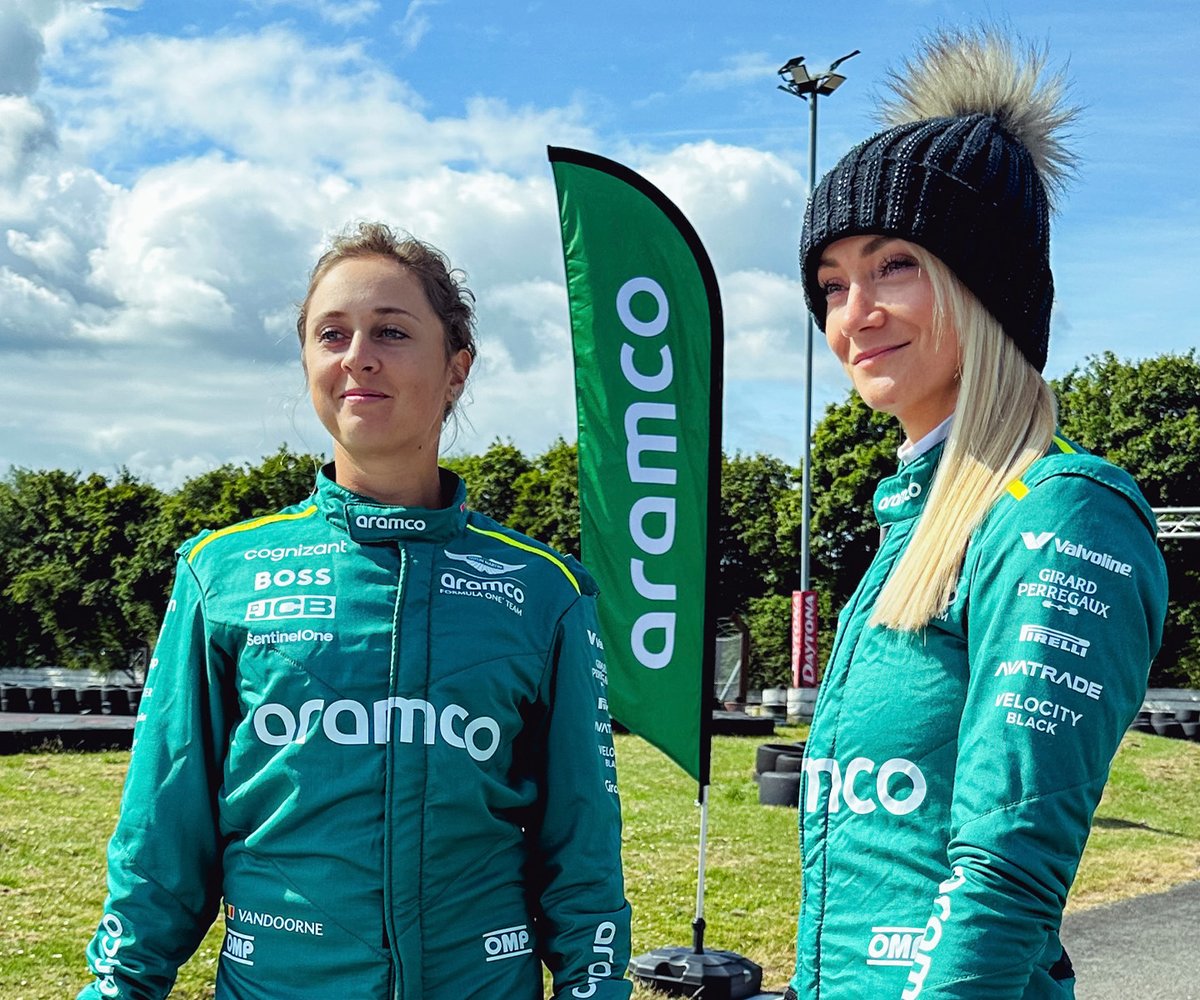 Can two professional sports stars swap disciplines and excel with just one hour’s expert tuition? Join racer Jessica Hawkins and @Aramco_Series golfer Pauline Roussin-Bouchard for a day of two halves in the aramco Pro-Am challenge.