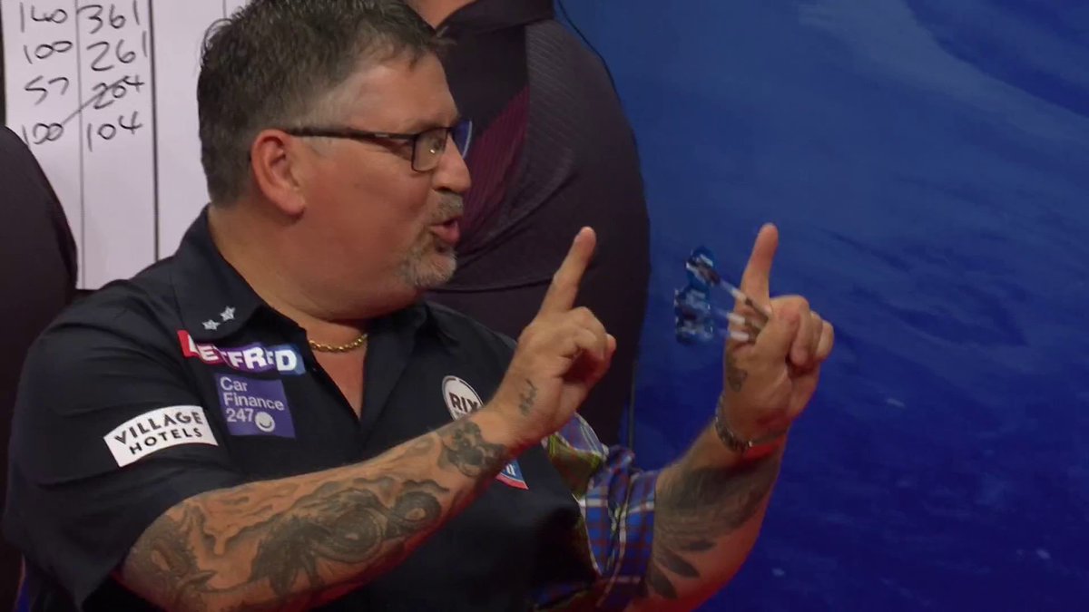 Gary Anderson taunting the English crowd about the Euro 2024 final 👀