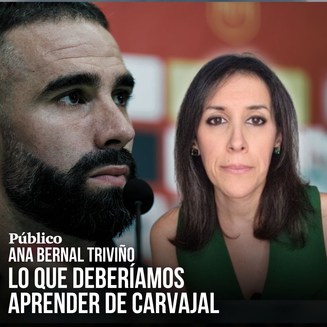 Esto es Carvajal. No nos puede representar en ninguna parte un gañán machista con la masculinidad frágil.