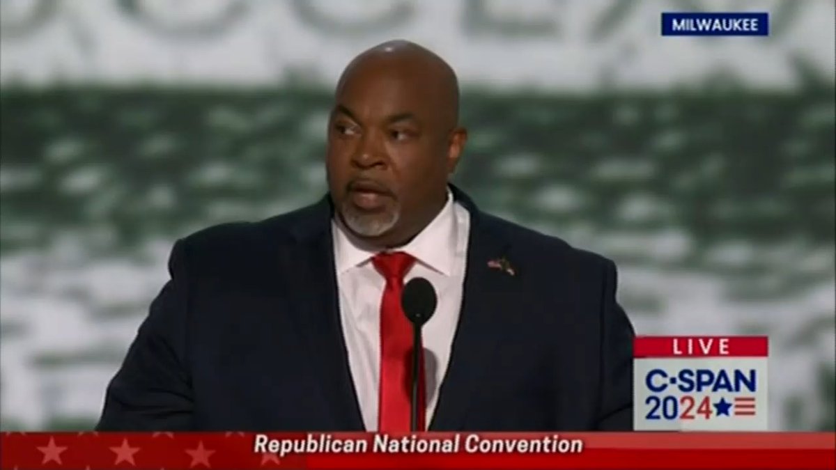 Republicans open their convention with Mark Robinson, GOP candidate for North Carolina Governor, who says he wants to make abortion completely illegal “for any reason,” mocked school shooting survivors, and called LGBTQ+ people “filth”