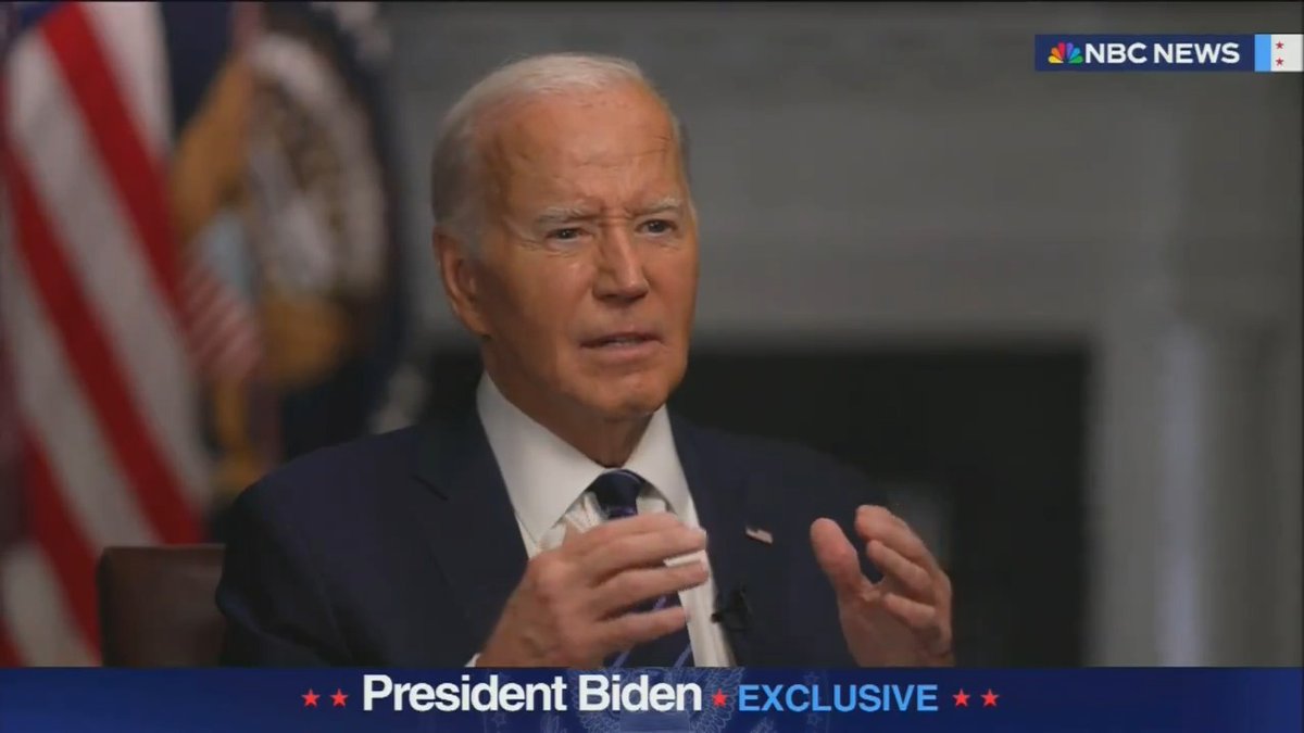 President Biden: Why don't you guys ever talk about the 28 lies he told? Where are you? Why didn’t the press ever talk about that? 28 times. He lied in that debate Holt: I just ask the question because… President Biden: I was there. And by the way, you won't answer the question. Why didn't the press talk about all the lies he told? Holt: We have reported many of the issues… President Biden: No, you haven't. God love you