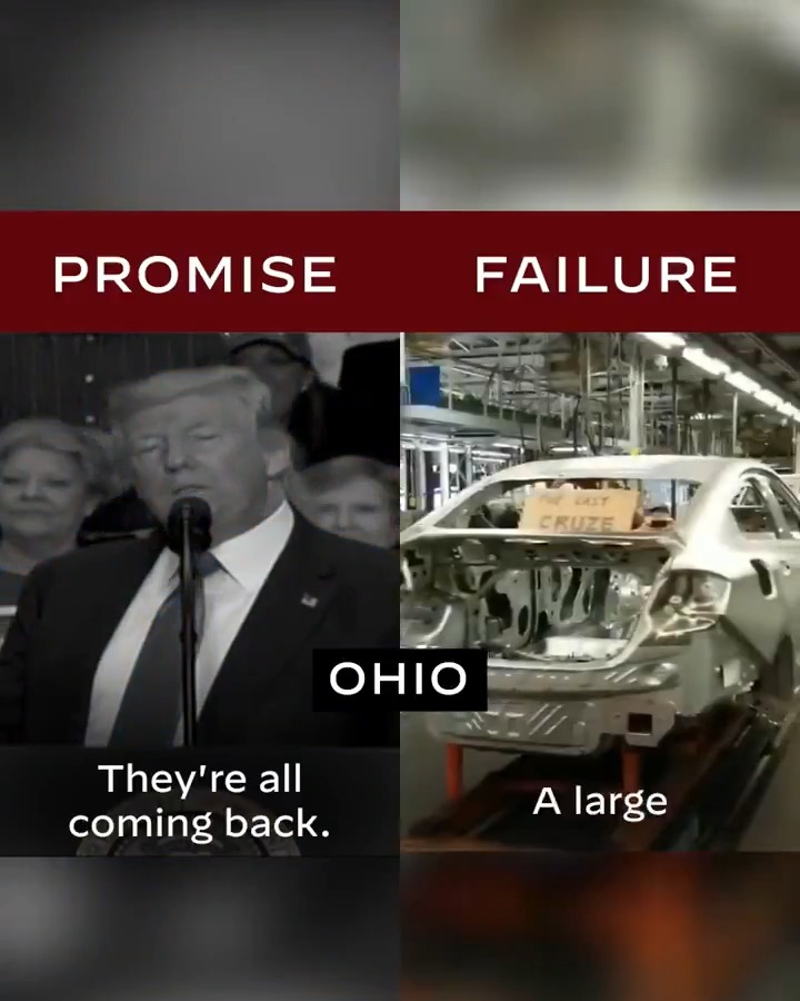 Here is a montage of Trump lying to workers and failing to deliver