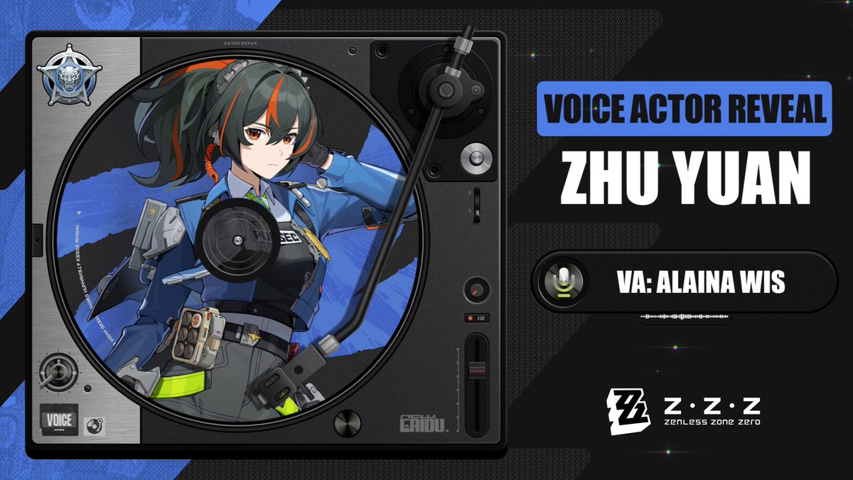 Voice Actor Reveal "Break time. Perfect for working on my aim." ZhuYuan VA:Alaina Wis #zzzero #zenlesszonezero #ZhuYuan