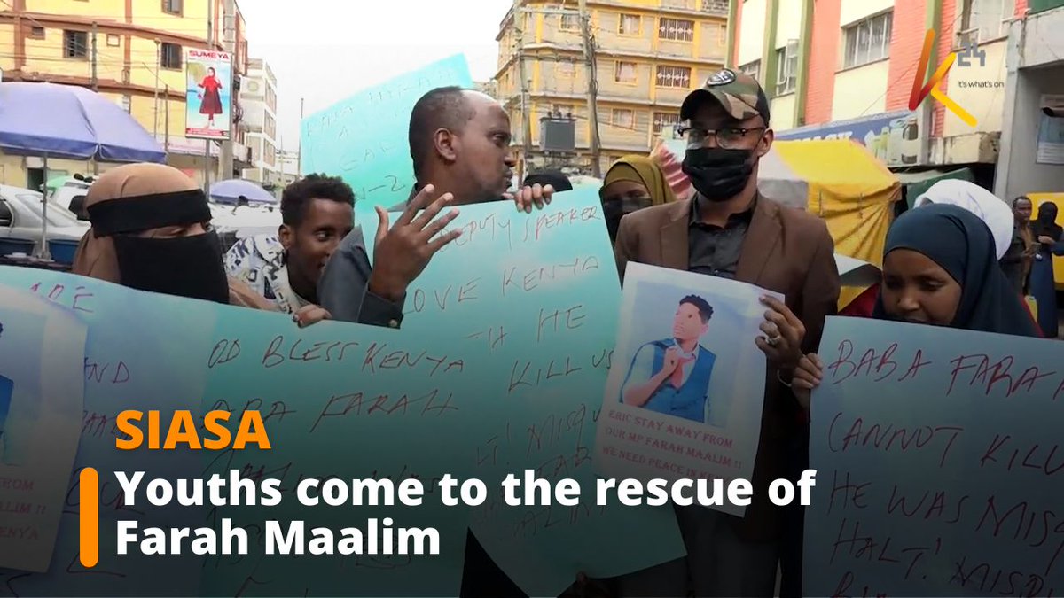 A section of the youth has come out in defence of Dadaab MP Farah Maalim