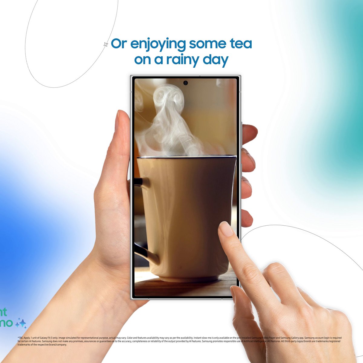 With monsoon comes our third #GalaxyAIMoment challenge! Make your monsoon moments slow with Galaxy AI Instant Slow-mo. Share with us your experience using #GalaxyAIMoment.