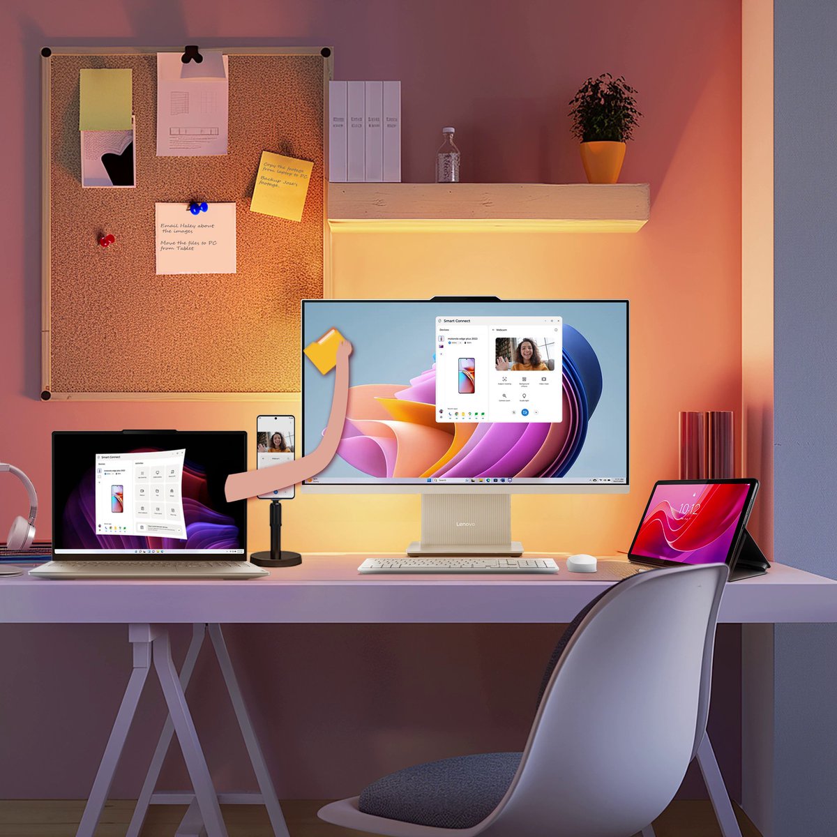 Sick of the hassle of navigating between devices with different operating systems? We get it. With Smart Connect, you can bring all your devices together—no cables required. Learn more at: