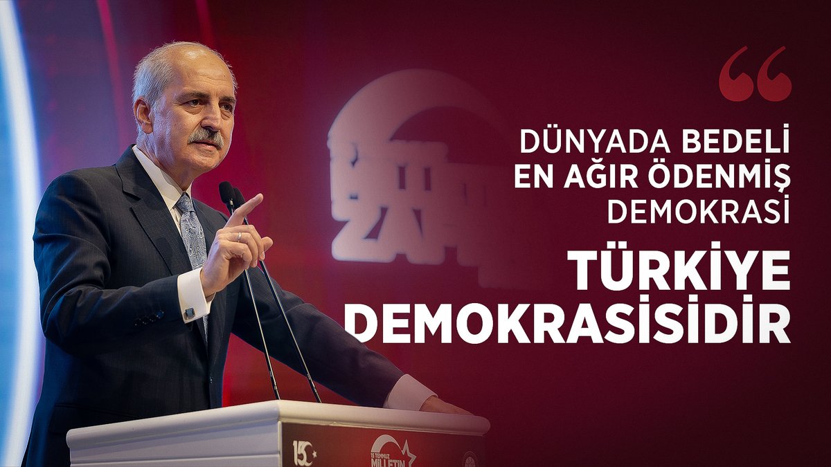 ❝Dünyada bedeli en ağır ödenmiş demokrasi Türkiye demokrasisidir❞