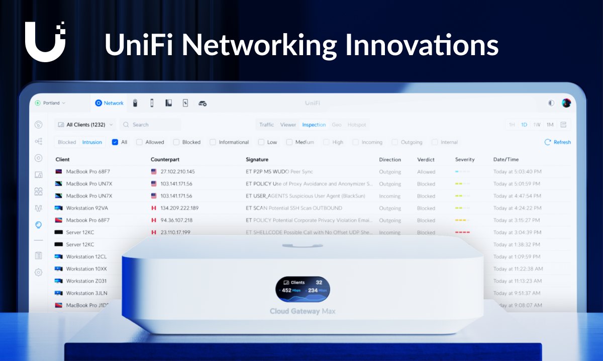 We’re excited to announce new #UniFi Networking innovations. 🔹 Site Manager Breakthroughs: Update Manager &amp; Mobile Integration 🔹 Network 8.3: NAT Control, Inspection, &amp; More 🔹 Cloud Gateway Max: Compact w/ 2.5 GbE &amp; Full UniFi Application Support