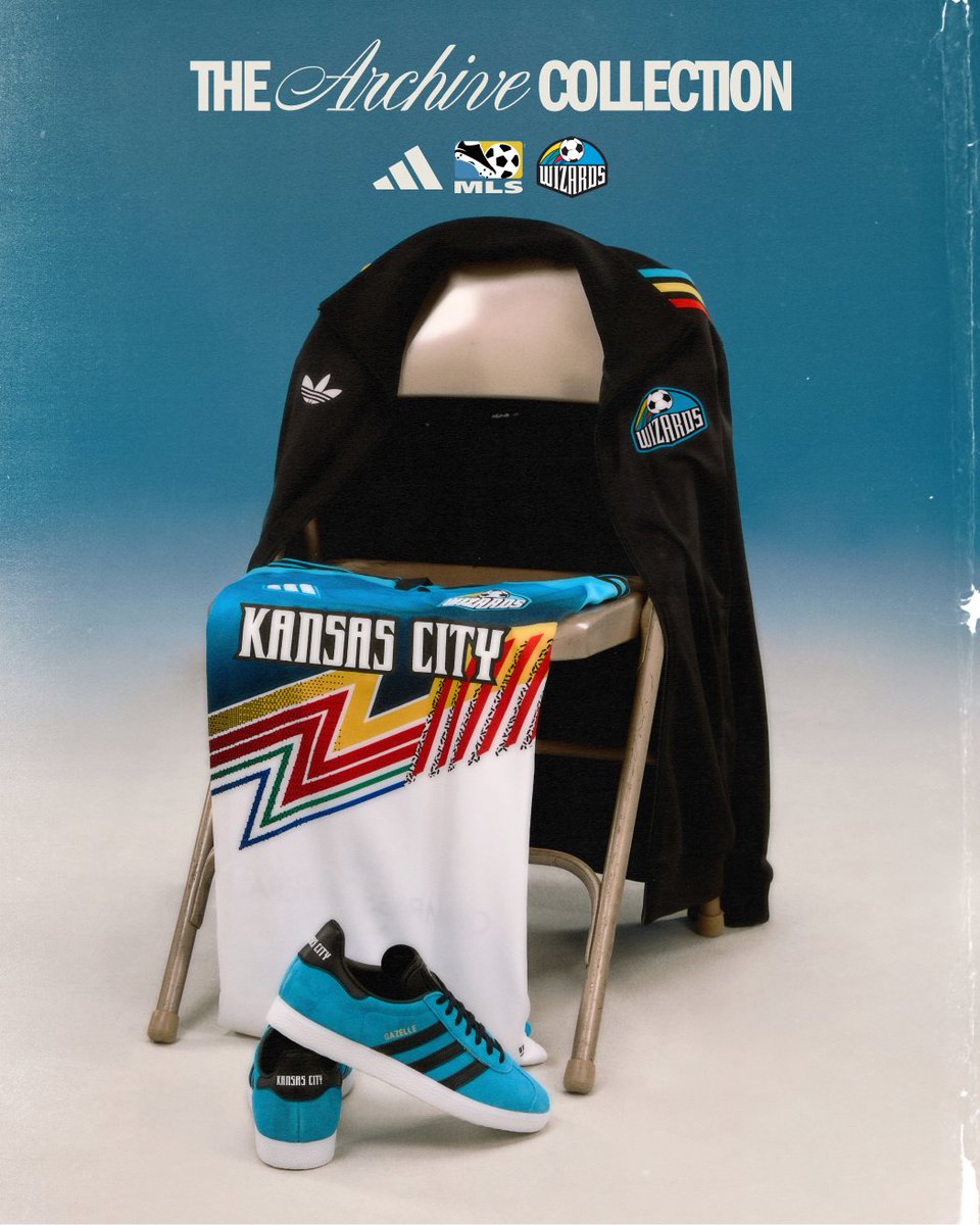 The iconic Wizards reimagined 🧙🌈 Introducing the adidas x MLS Archive Collection. Available now at or #SportingKC | adidas Football