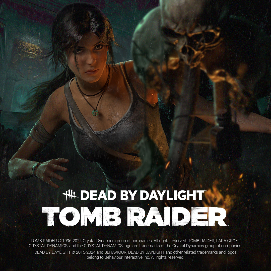 Adventure into the unknown. Lara Croft has entered The Fog. Dead by Daylight: Tomb Raider. Available at 12PM ET. Tomb Raider Patch notes Reddit 👉 Forums 👉