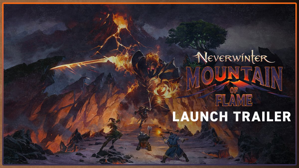 Our latest expansion for Neverwinter, Mountain of Flame, is now live on PC, Xbox, and PlayStation. Return to the re-imagined Mount Hotenow adventure zone and discover the Lair of the Mad Dragon once again! 👉