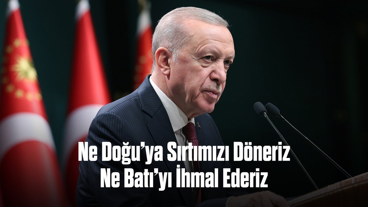 Türkiye; coğrafi, beşerî, ekonomik ve tarihî bağları itibarıyla tek bir bloka sıkıştırılamayacak bir ülkedir. Bizi kimsenin kendi dar kalıplarına hapsetmesine izin vermeyiz. Ne Batı için Doğu’ya sırtımızı döneriz ne Doğu için Batı’yı ihmal ederiz.