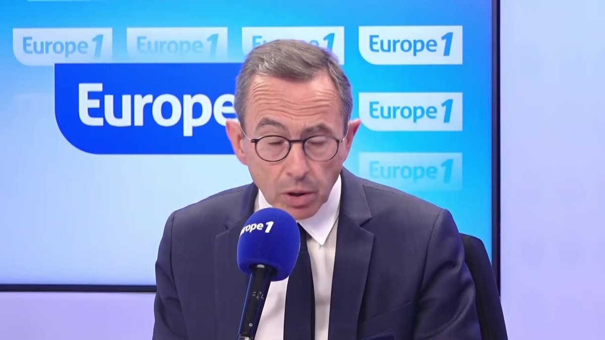 Alliance Macron-LR ? "Nous sommes responsable, on a pas du tout envie que le pays soit bloqué, qu'on laisse les choses à vau-l'eau, même si on ne souhaite pas aller dans une coalition, ni un gouvernement" Bruno Retailleau, Sénateur LR de la Vendée #Europe1Soir