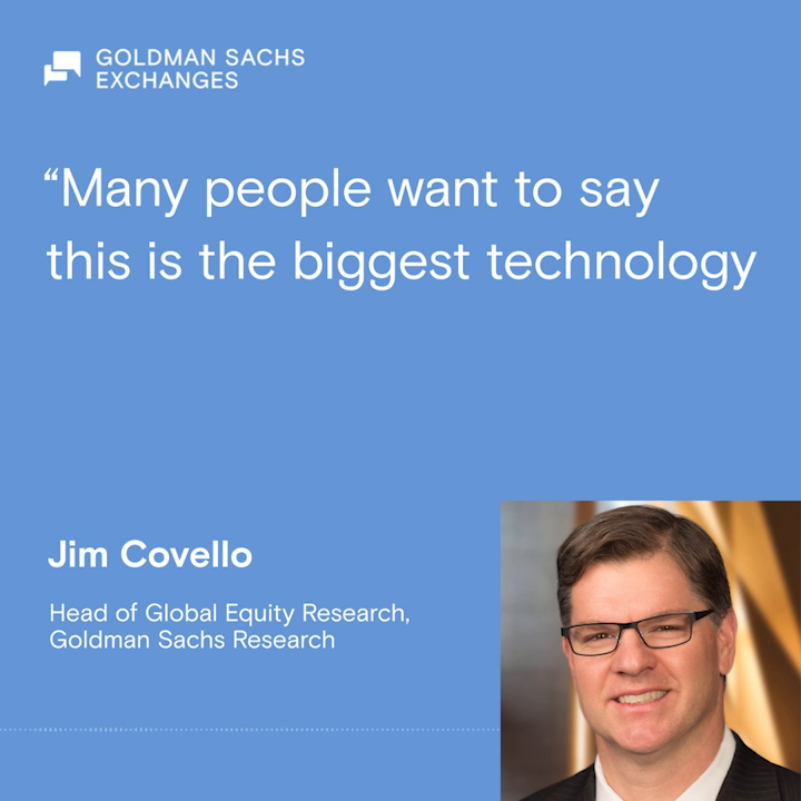 Goldman Sachs Research’s Jim Covello explains why he believes AI technology likely won’t be able to justify its investments: #GSExchanges