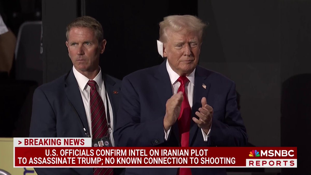 BREAKING: U.S. officials confirm intel on Iranian plot to assassinate Trump; no known connection to Saturday shooting.