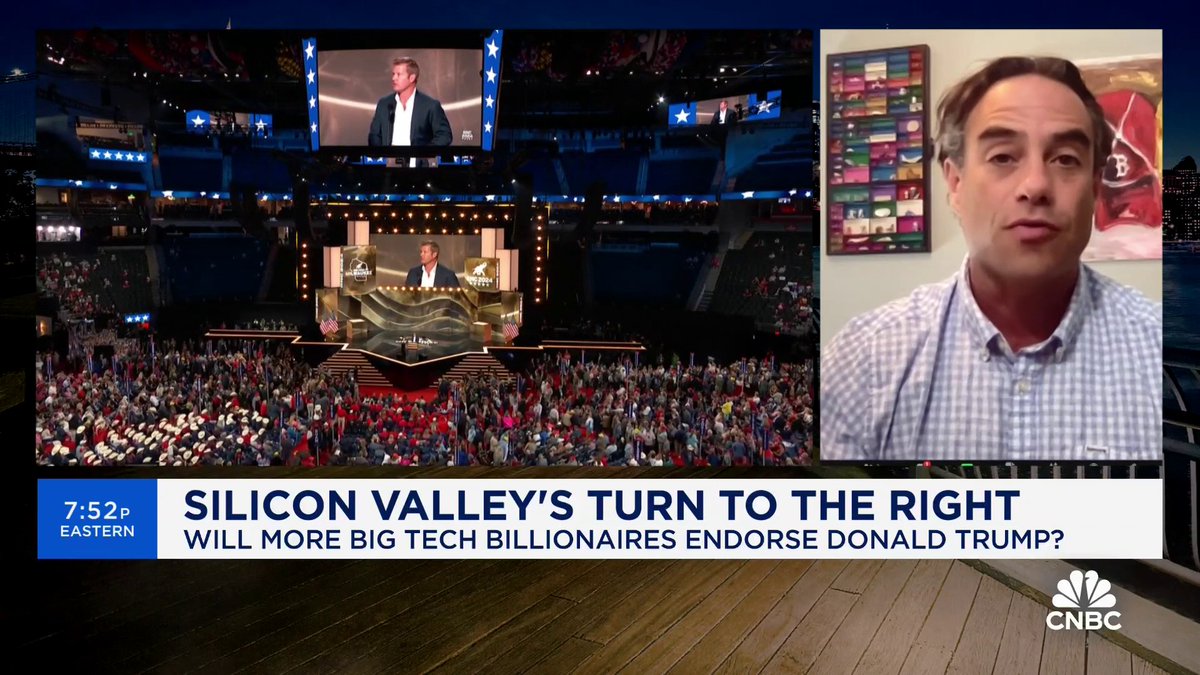 “It’s still a relatively small group, a minority of Silicon Valley call them ‘Big-Tech Bigs.’ The vast majority continue to be, if not Biden supporters certainly on the liberal side," says Axios business editor Dan Primack on Silicon Valley support for Donald Trump.