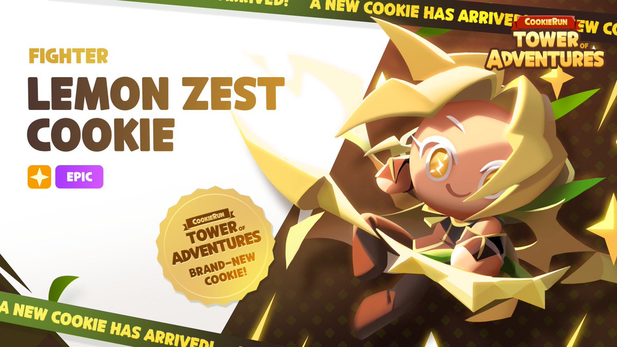 And suddenly, lightning strikes! ⚡️ Lemon Zest Cookie has arrived!✨ Play the new update now! ⚡M️eet Lemon Zest Cookie ⚡New Story Mode Chapter ⚡Raid Mode V & Reward System Improvements ⚡Fight Cactor in Raid Mode And more! Check out the detailed patch notes in the game!