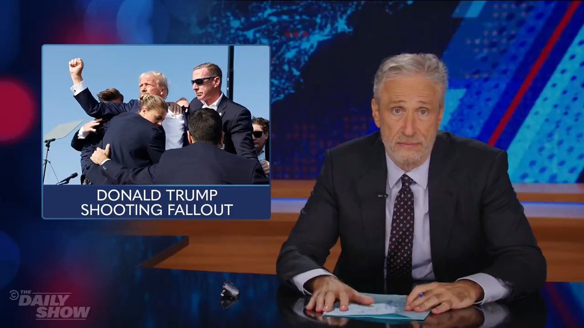 Jon on the Trump assassination attempt: “I learned that in an emergency, when shit hits the fan, the internet is a great source of information!”