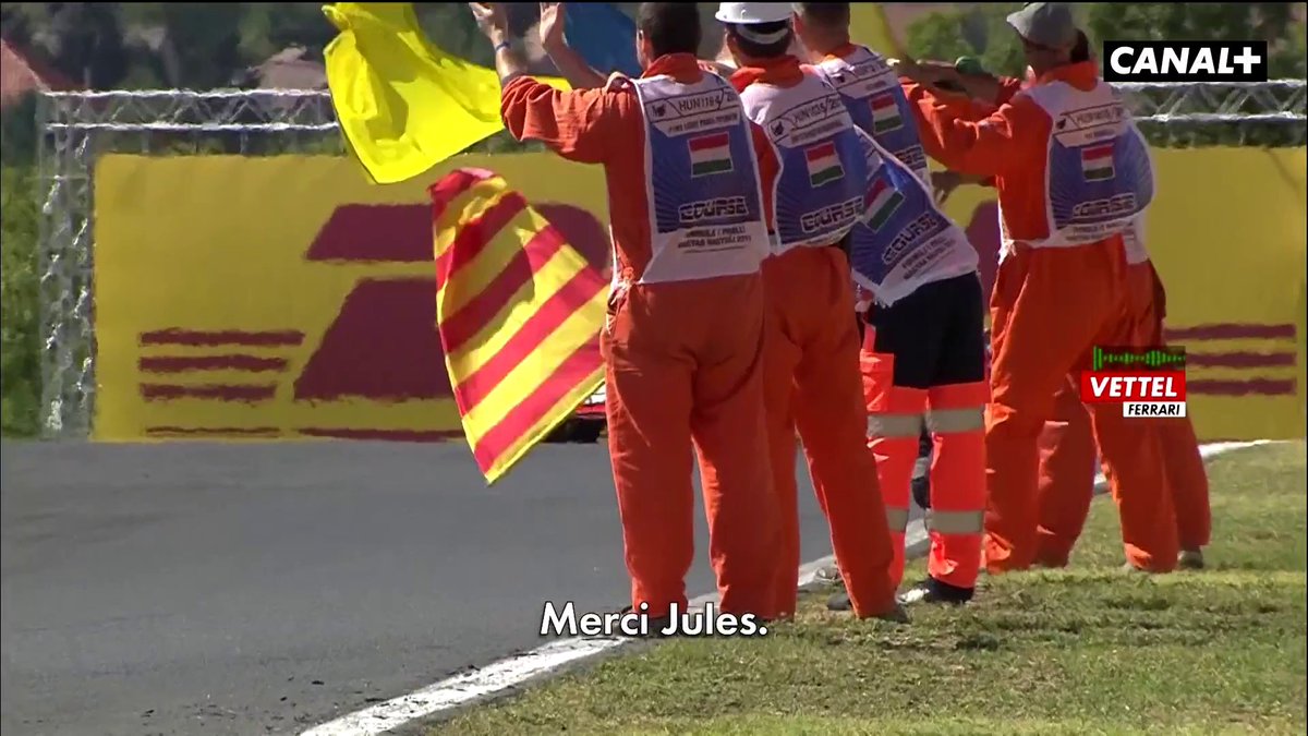 "Merci Jules. Cette victoire est pour toi." 🙏 L'hommage de Sebastian Vettel à Jules Bianchi après sa victoire en Hongrie en 2015 ❤️‍🩹 #HungarianGP #F1