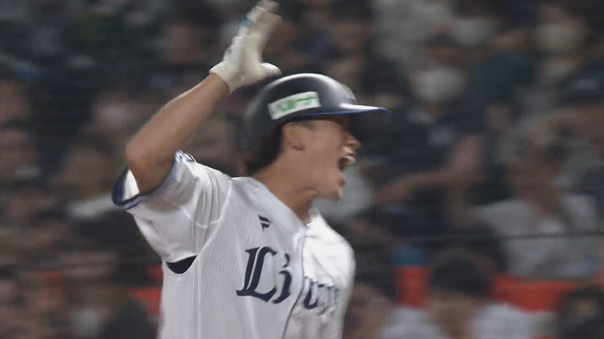 #奥村光一 選手のプロ初打点で先制! #古賀悠斗 選手からの3連打、打線がつながります! #埼玉西武ライオンズ #seibulions #やる獅かない