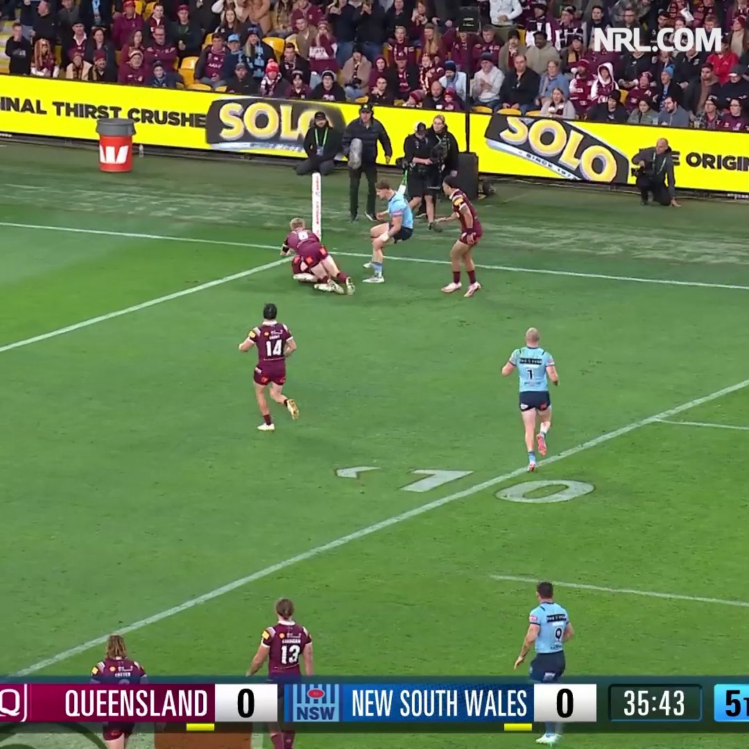The QLD defence is holding strong! #Origin