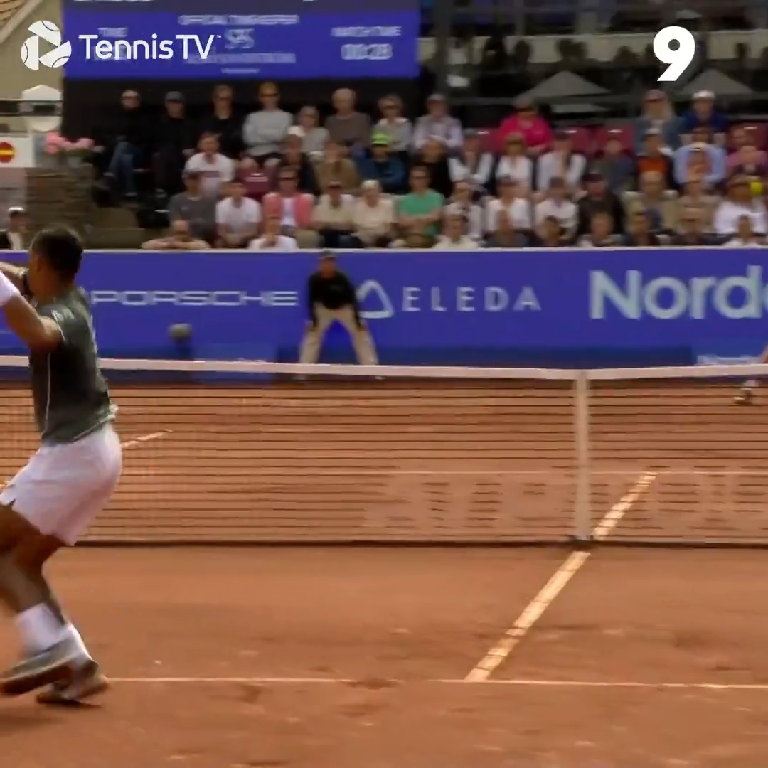 ON FIRE 🔥 All 24 Thiago Monteiro forehand winners against Casper Ruud today 🤯 #NordeaOpen