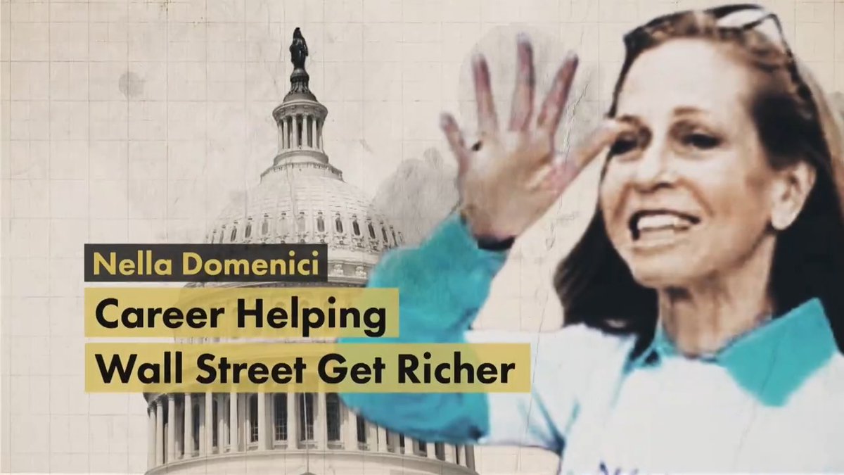 Nella Domenici left New Mexico in 1973 and spent her career helping Wall Street get richer. Now she’s back and she’s trying to buy our Senate seat. I think Wall Street has enough senators. We need one who will fight for New Mexico.