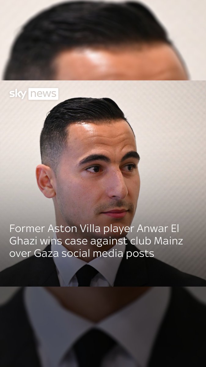 Former Aston Villa player Anwar El Ghazi wins case against club Mainz over Gaza social media posts. The court ruled that the player's contract has been wrongfully terminated.
