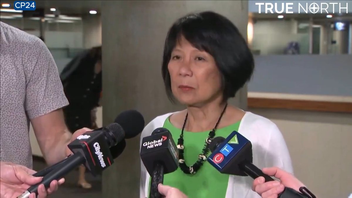 Toronto Mayor Olivia Chow blames the city’s severe flooding, which left 150,000 people without power for hours, on climate change and home owners with large parking spaces.