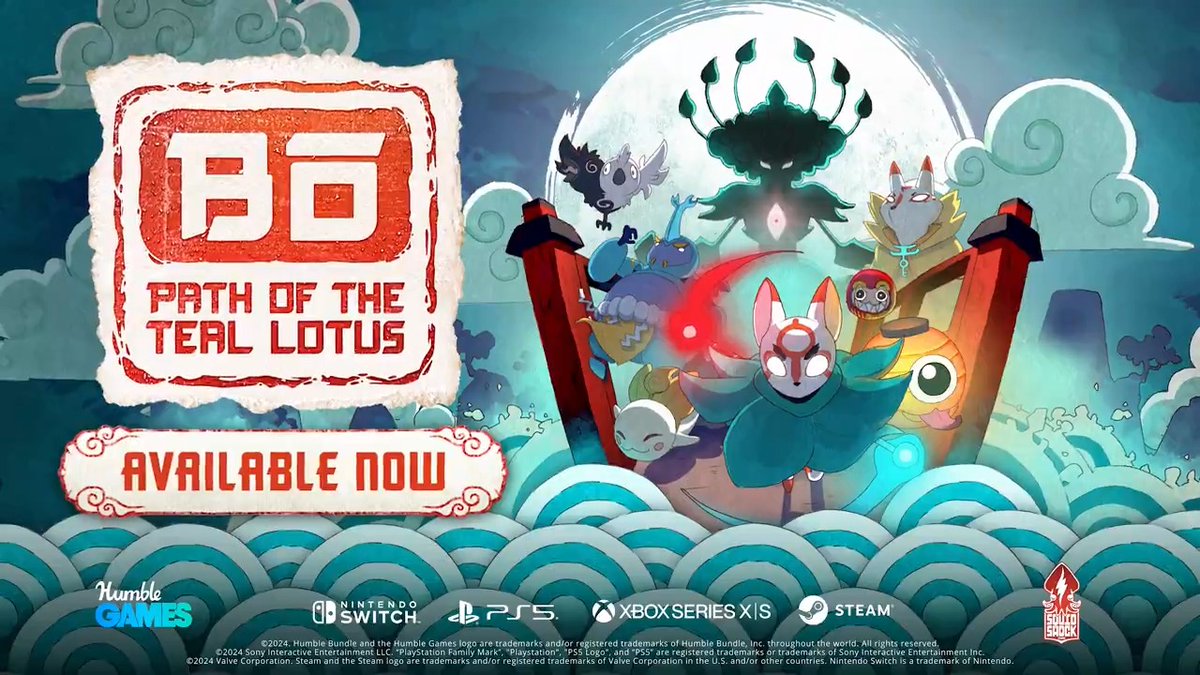 Bō: Path of the Teal Lotus is OUT NOW🌸🦊 Journey into the Strange Garden and unravel the mysteries of your origin. ⚔️Acrobatic Aerial Combat 🌸Powerful Mystical Abilities ⛩️Inspired by Japanese Folklore 🎮Available NOW on Steam, PlayStation 5, Xbox Series X/S & Nintendo Switch