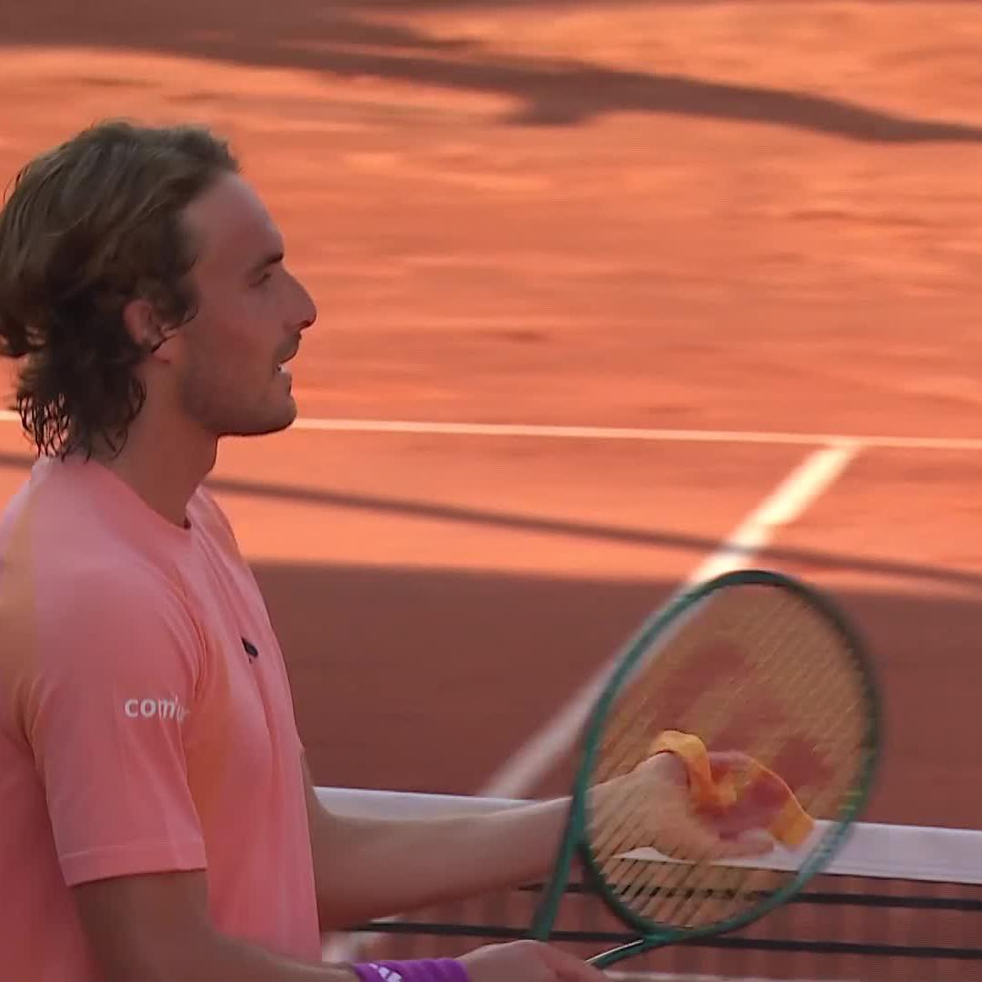 In it to win it 🤩 Number one seed Stefanos Tsitsipas is into the last 8 in Gstaad, defeating Medjedovic 7-6 6-3 #ATPGstaad