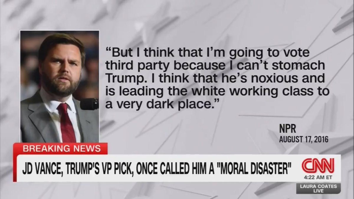 BREAKING: In stunning newly leaked audio, Donald Trump’s VP, JD Vance, confirms that Donald Trump does not actually care about people other than himself. Retweet so all Americans know even JD Vance thinks Donald Trump is too selfish to be a good President.