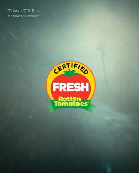 Certified Fresh is the Tornado Wrangler way. Get your tickets to see #TwistersMovie in theaters FRIDAY.