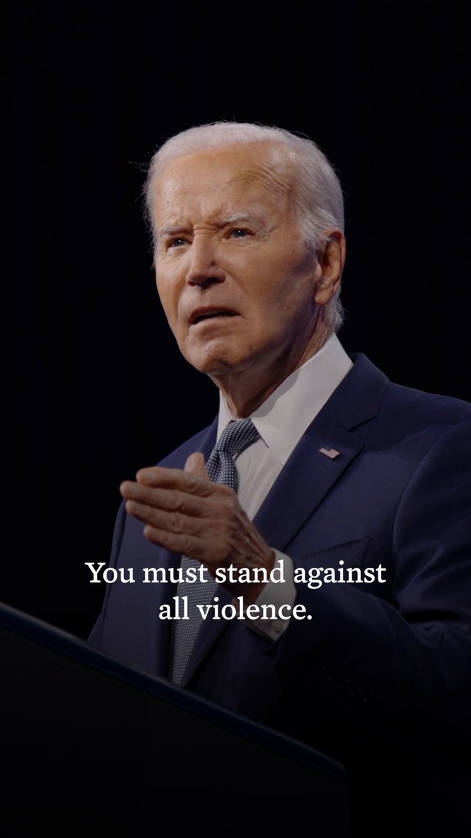 When we talk about standing against violence, let's talk about standing against all violence.