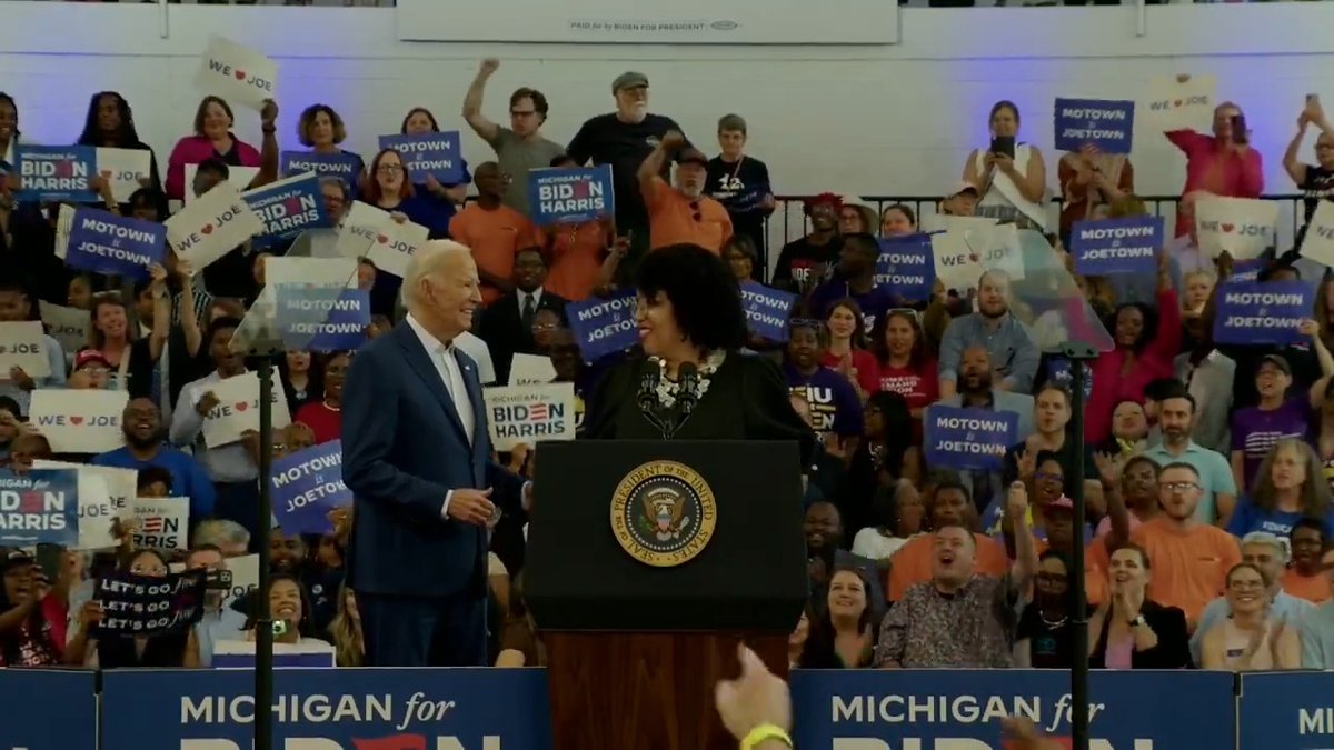 Message to Democrats: The ONLY way we lose in November is if we give up. I've got President Biden's back, and have no intention of giving up our fight for democracy. In the words of our Detroit friends: "DON'T YOU QUIT!"