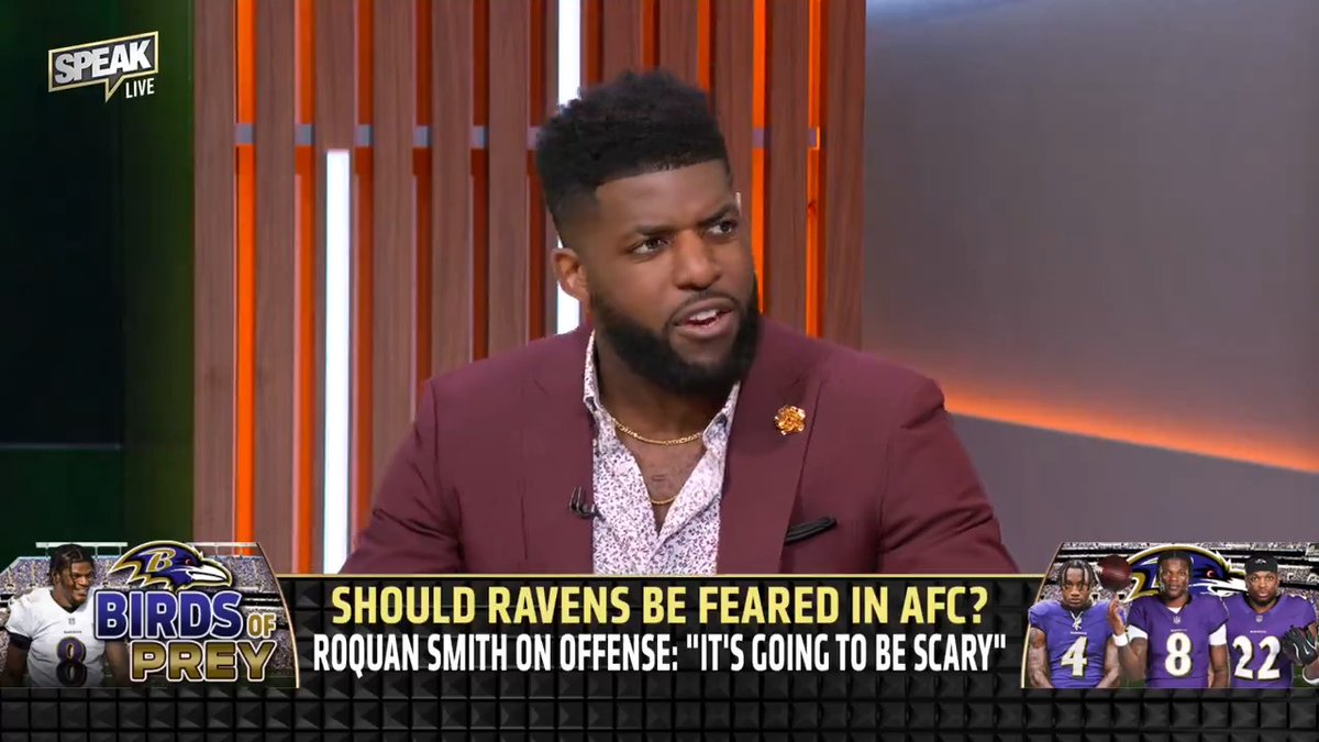 Emmanuel Acho thinks that the 2024 Ravens could be the 2023 Eagles “Them losses matter, y’all. Clowney matters, Queen matters, Stone matters, and [Mike Macdonald] matters…I don’t know that the Ravens should be feared. They will be good, but not feared”