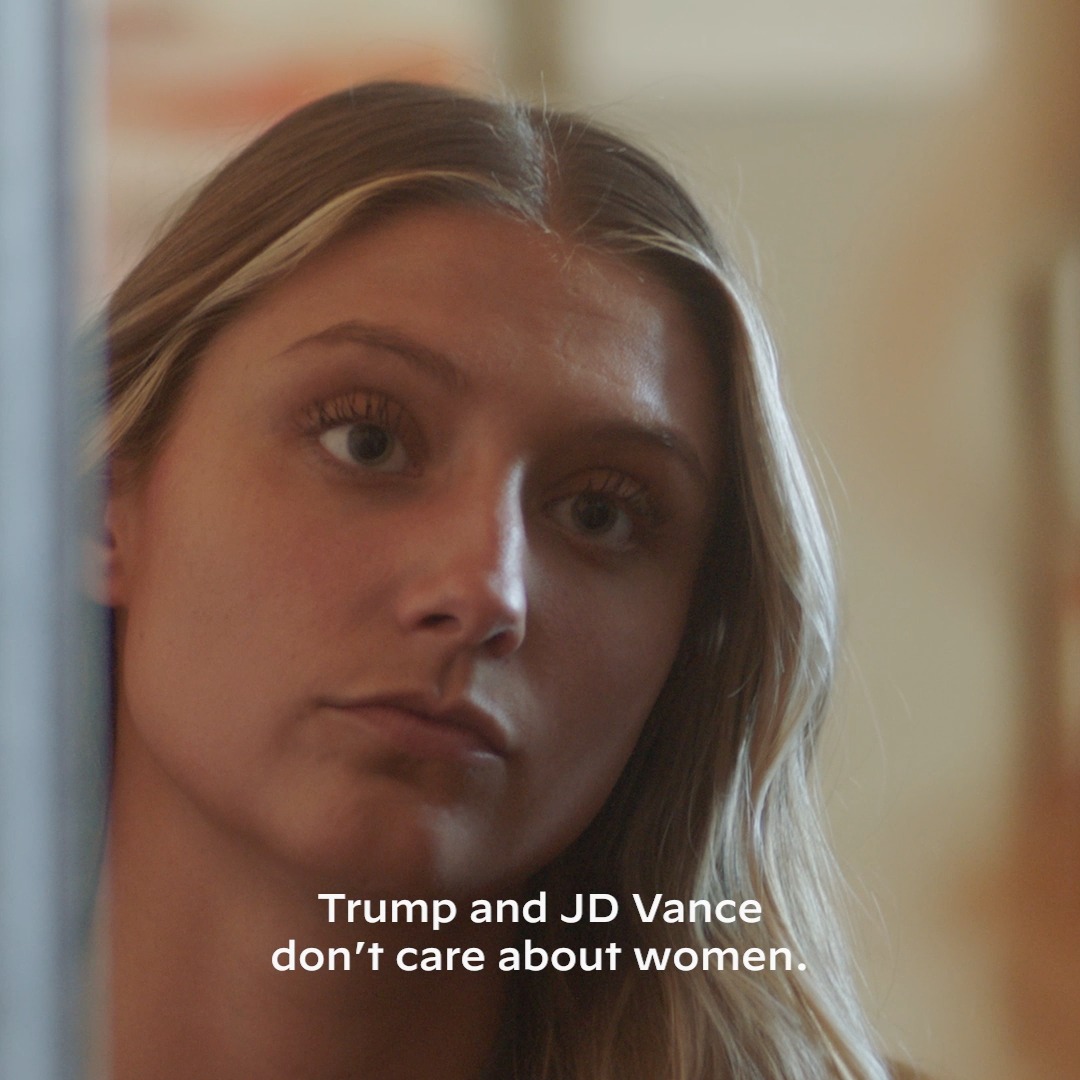 Donald Trump has already unleashed cruel abortion bans across the country with no exceptions for rape or incest. Now, he and J.D. Vance want to go further and ban abortion nationwide. Thank you, Hadley, for speaking out about the consequences of Trump’s agenda.