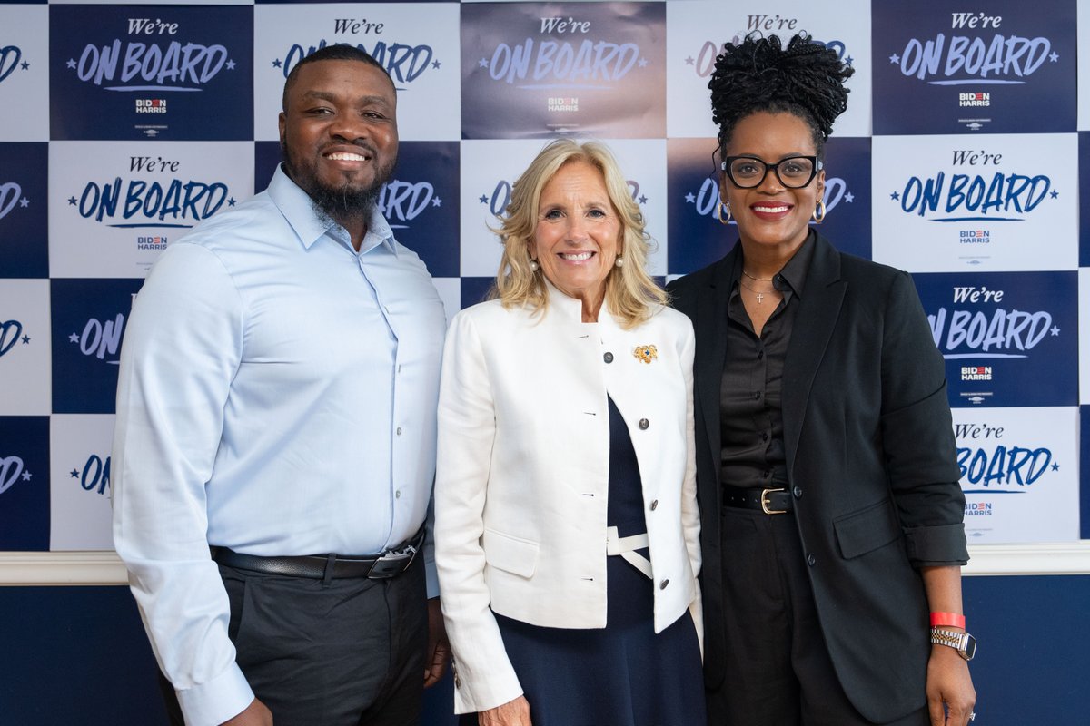 I'm so glad I had the chance to meet Lakesha and Deonte on the campaign trail. Service members and their families BOTH serve our country, and Joe will always fight for them.
