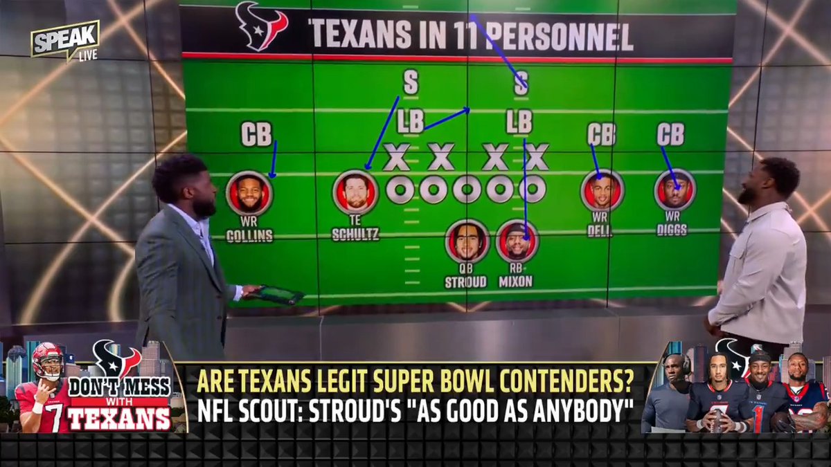 James Jones and I spent 5 minutes having one of the most football X’s and O’s convos on why the Houston Texans should be the most unstoppable offense in the NFL this year. Don’t watch if you don’t want to learn something. #HTownMade