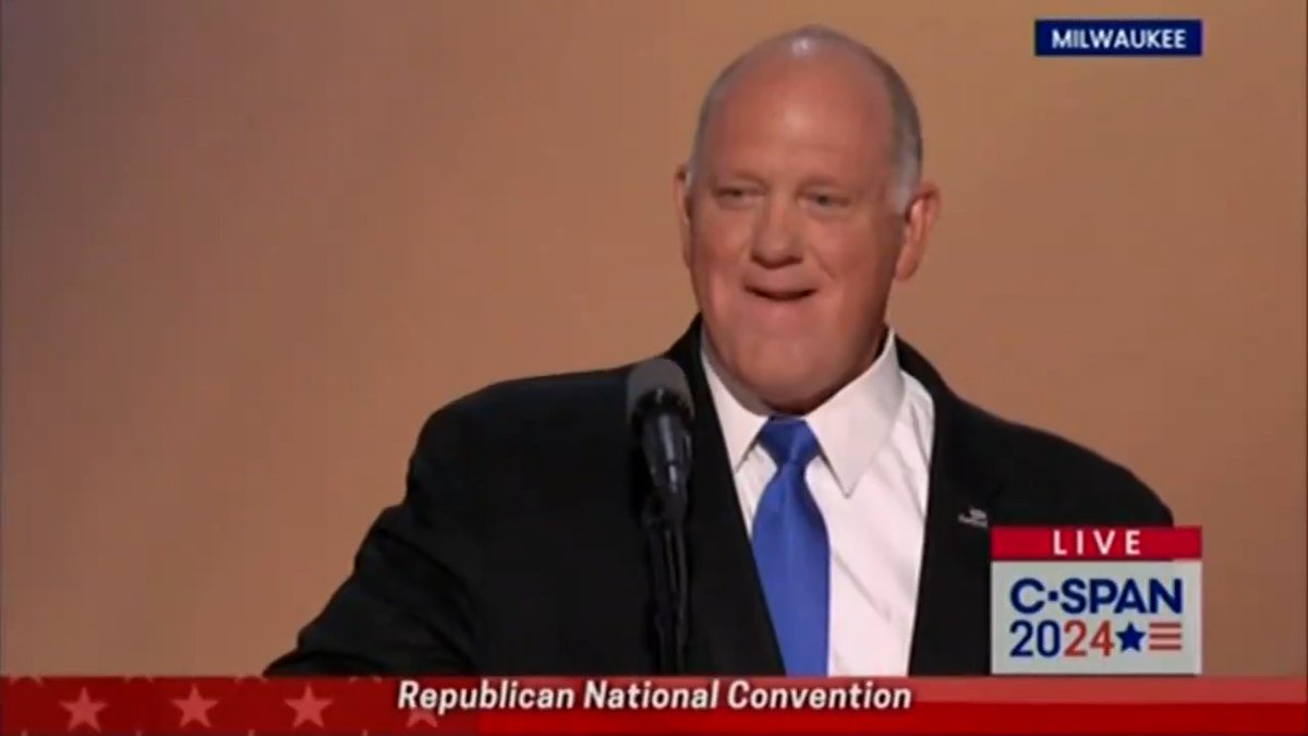 BREAKING: The Republican National Convention just announced their keynote speaker for tonight. It’s Project 2025’s lead author, Tom Homan. Make no mistake, Donald Trump’s Administration will implement Project 2025. Retweet so all Americans see this.
