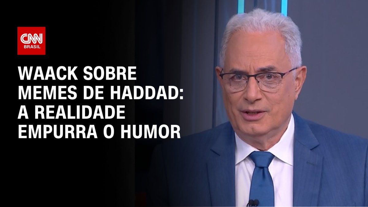 Waack sobre memes de Haddad: A realidade empurra o humor #WW
