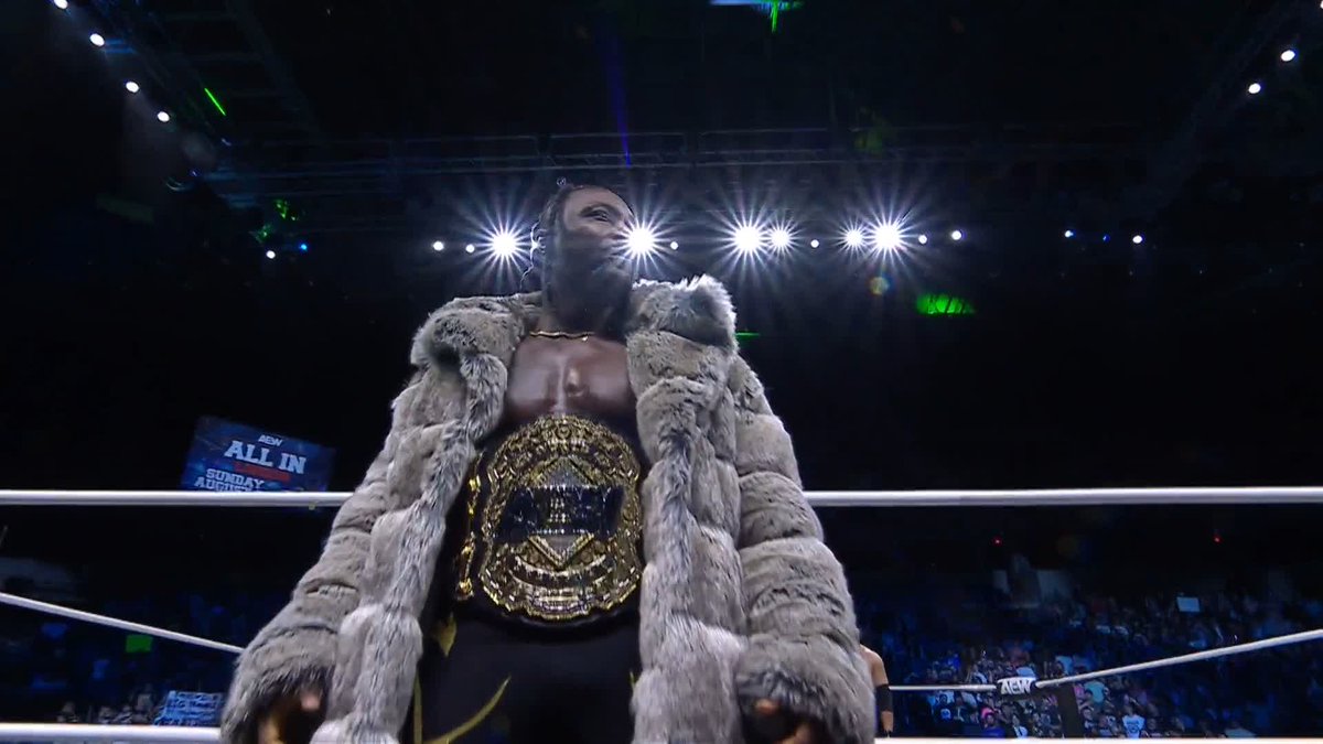 FIRST TIME EVER! #AEW World Champion Swerve Strickland welcomes the challenge as he takes on #AEW Continental Champion Kazuchika Okada! Watch #AEWDynamite 250 LIVE on TBS! Kazuchika Okada | Swerve Strickland