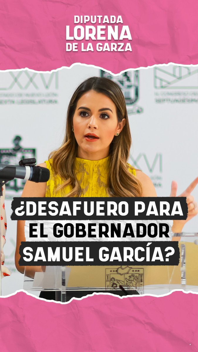 ¿DESAFUERO PARA SAMUEL GARCÍA? El gobernador se siente intocable por los amparos que tienen él y toda su familia, por eso constantemente actúa fuera de la ley. Y mientras tiene a Nuevo León como el estado más endeudado, se sigue enriqueciendo con el dinero de la gente.