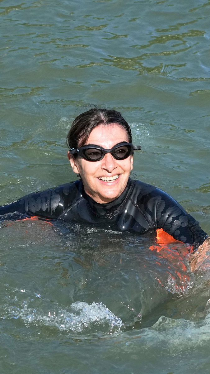 One of the most powerful things a city can do to improve its quality of life and all-around success is to reconnect with its water. That includes cleaning up the water itself. Paris Mayor Anne Hidalgo celebrates a BIG pre-Olympics achievement with a swim.