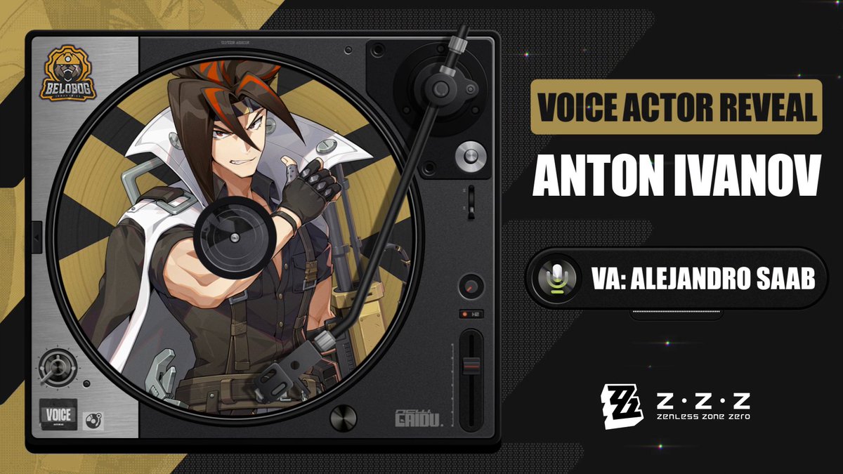Voice Actor Reveal "It's our turn, bro!" Anton Ivanov: Alejandro Saab #zzzero #zenlesszonezero #Anton #AlejandroSaab