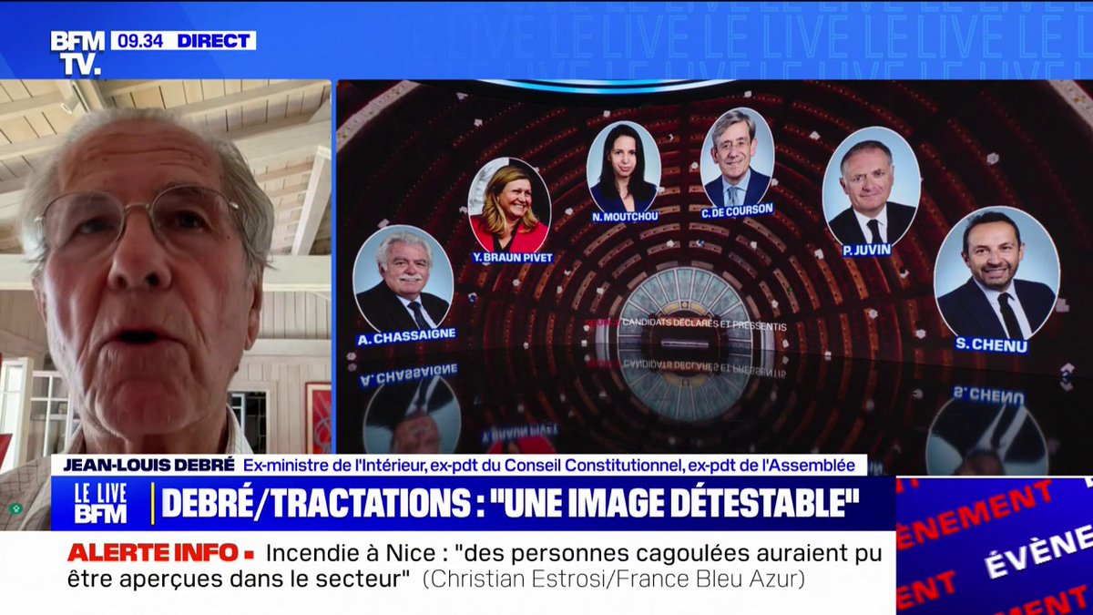 Jean-Louis Debré: "On est dans un régime de séparation des pouvoirs, on ne peut pas être à la fois ministre et député"