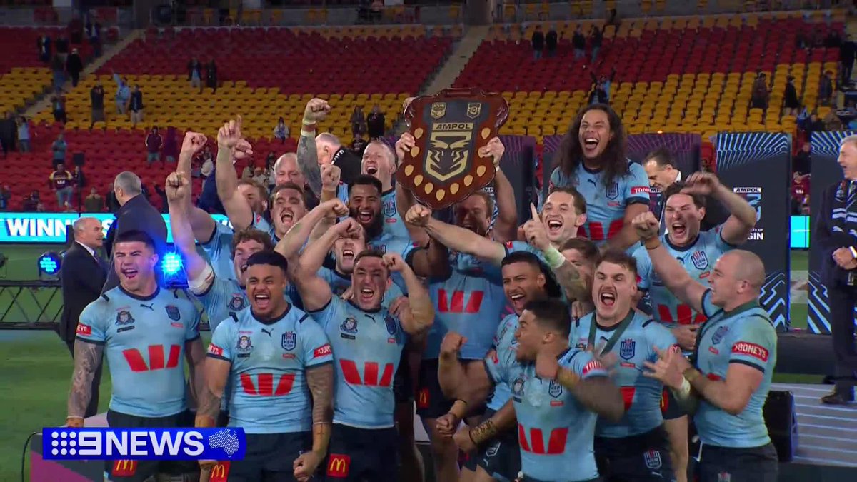 The people's team has become the people's champions, with the Blues ending almost two decades of heartache by winning a #StateofOrigin decider in Brisbane. The match was tense and brutal before two late tries sealed the victory. Zac Bailey Mike Dalton #9News